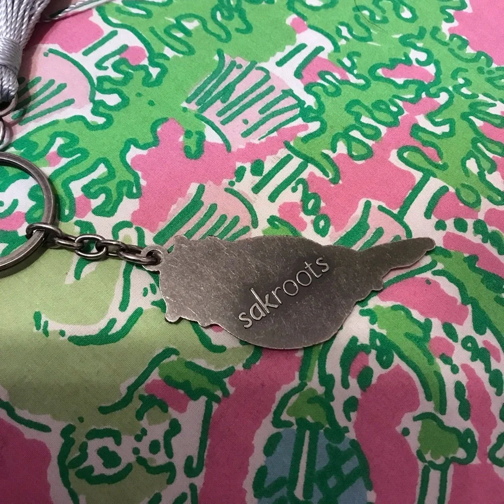 Sakroots Bohemian Owl & Tassel Key chain - Picture 4 of 4
